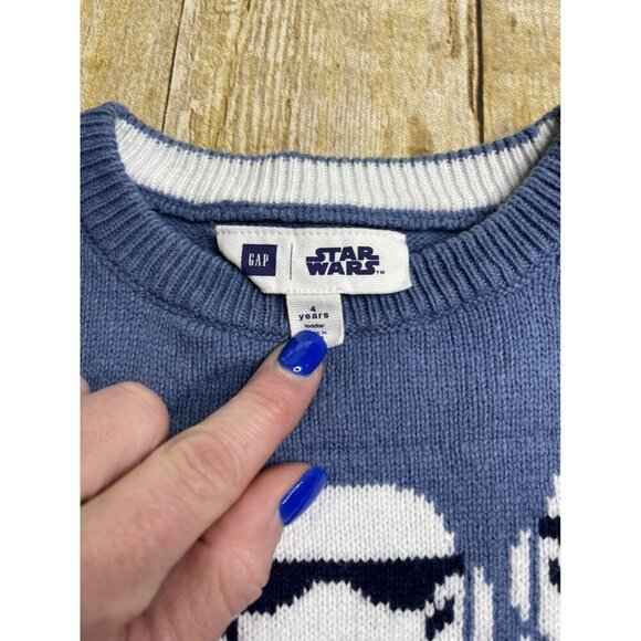 Gap Star Wars Edition Sweater Size 4 - Picture 2 of 3